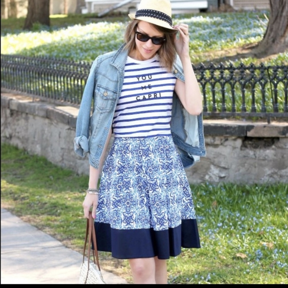 Milly for design nation Flared skirt size M
